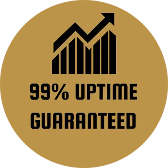 99.9% updime guarantee